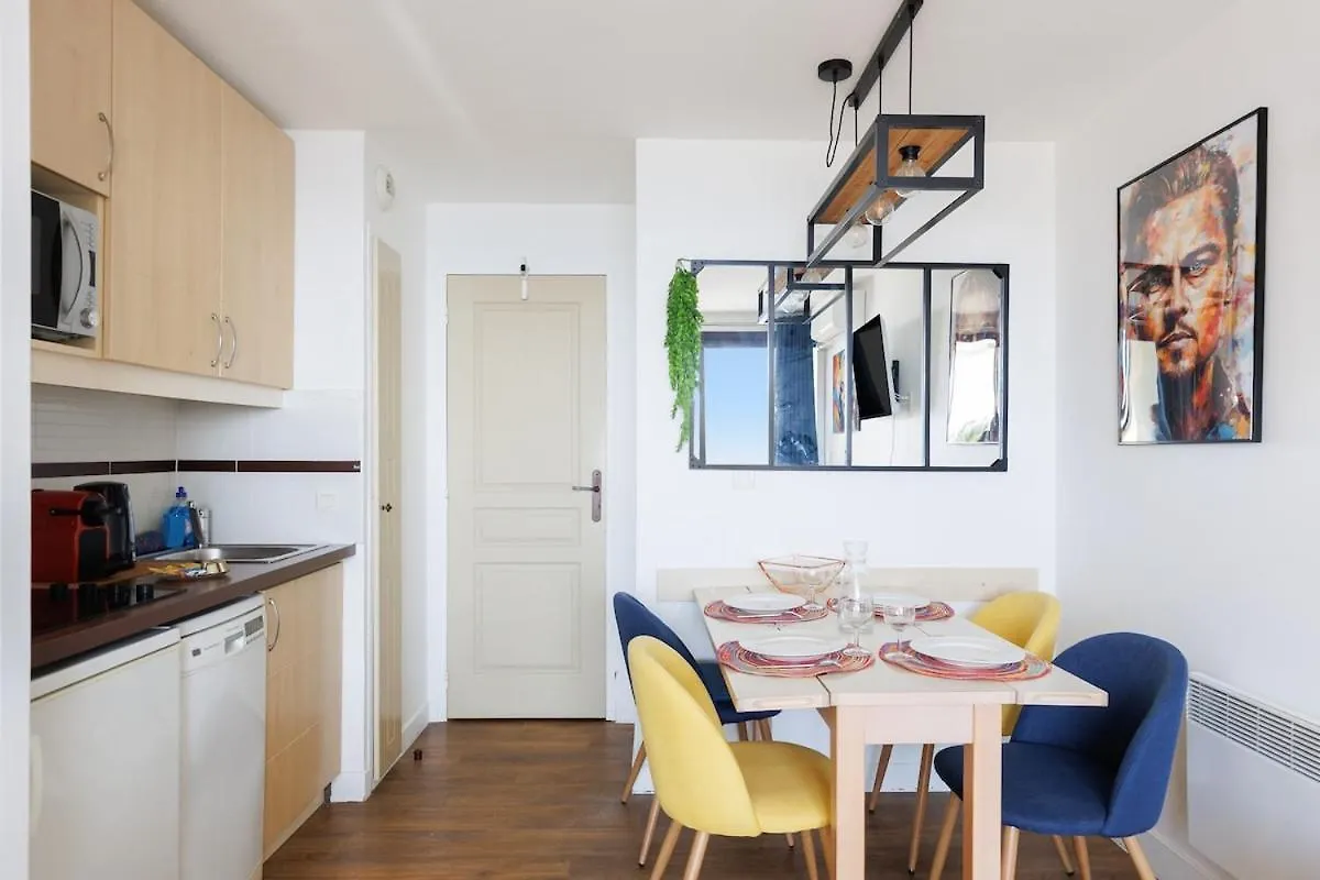 Apartmán Residence Piscine Vue Mer Parking 4 Personnes Cannes Francie